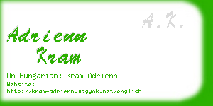 adrienn kram business card